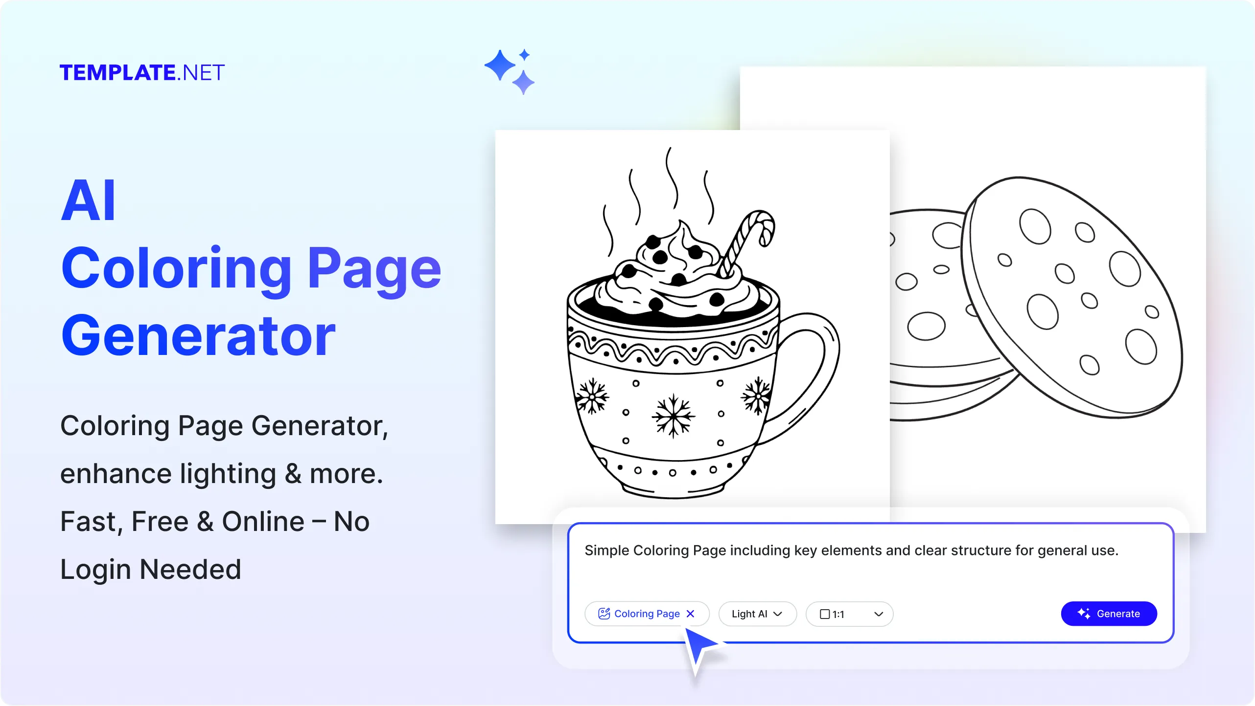 Free AI Coloring Page Generator, Create Coloring Page Images Online [ No Signup ]